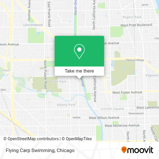 Flying Carp Swimming map