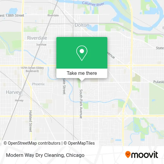 Modern Way Dry Cleaning map