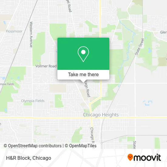 H&R Block map