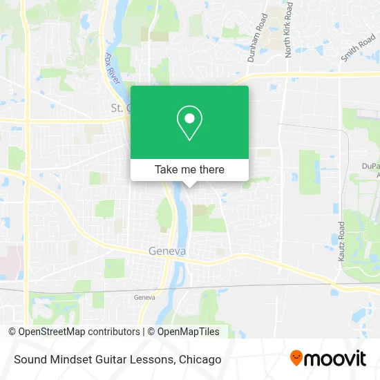 Sound Mindset Guitar Lessons map
