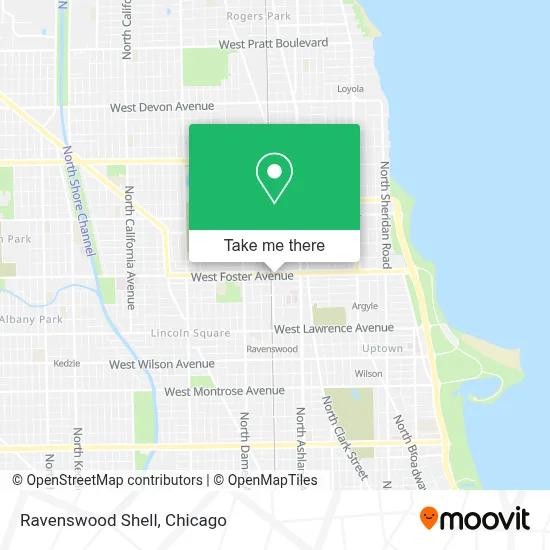 Ravenswood Shell map