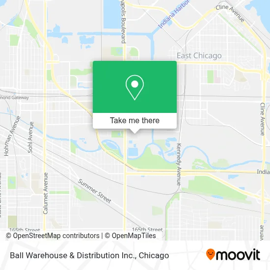 Ball Warehouse & Distribution Inc. map