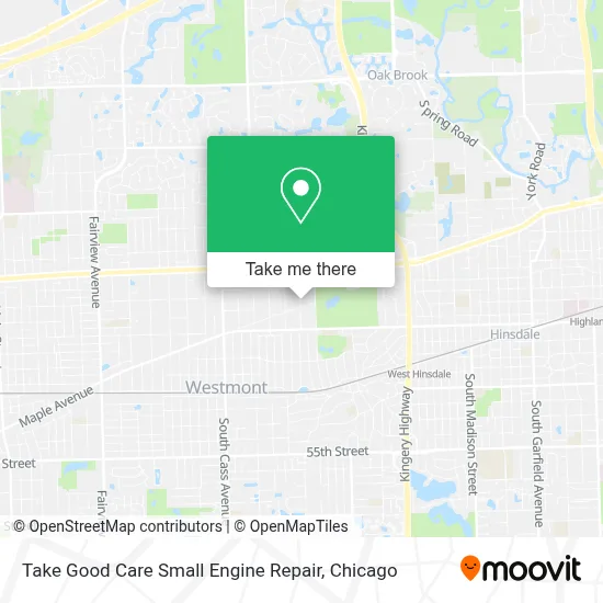 Take Good Care Small Engine Repair map