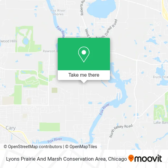 Lyons Prairie And Marsh Conservation Area map