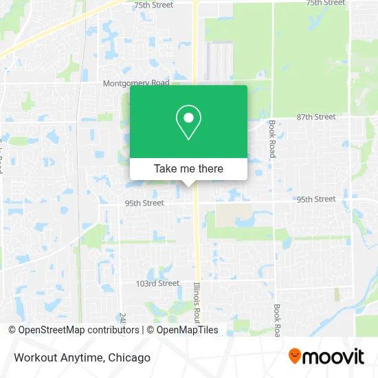 Workout Anytime map