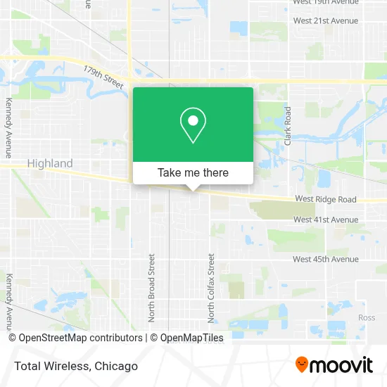 Total Wireless map