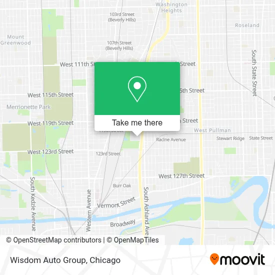 Wisdom Auto Group map