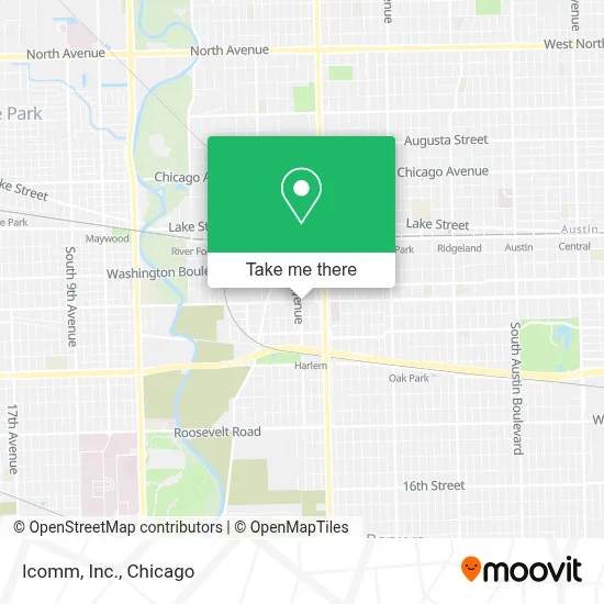 Icomm, Inc. map