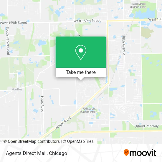 Agents Direct Mail map