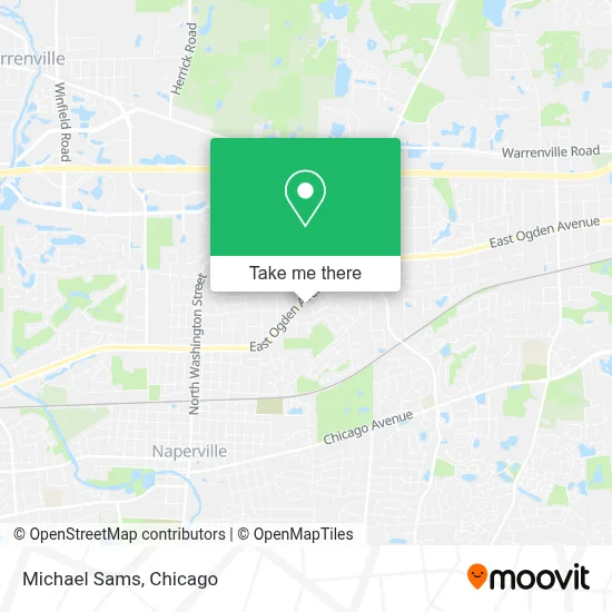 Michael Sams map