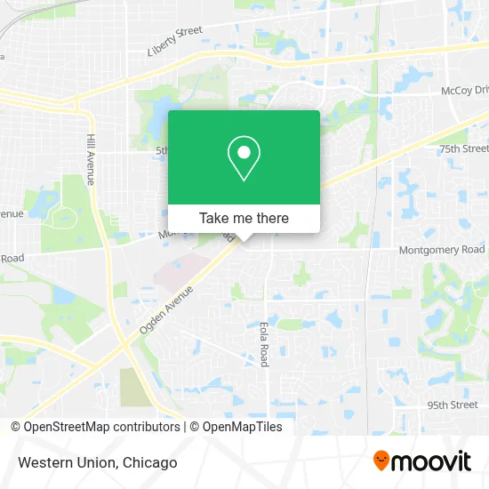 Western Union map