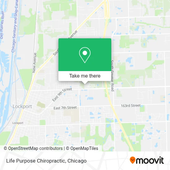 Life Purpose Chiropractic map