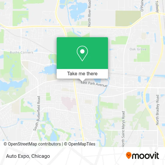Auto Expo map