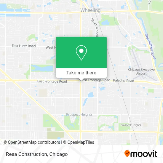 Resa Construction map