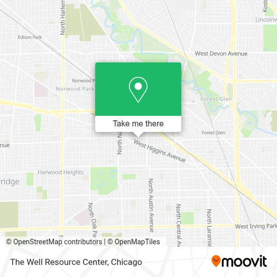 The Well Resource Center map