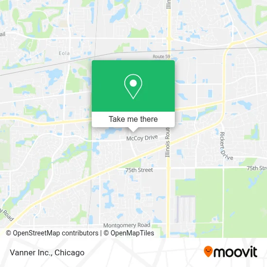 Vanner Inc. map