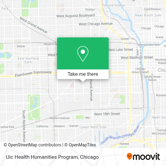 Uic Health Humanities Program map