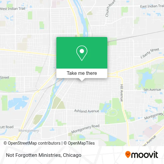 Not Forgotten Ministries map