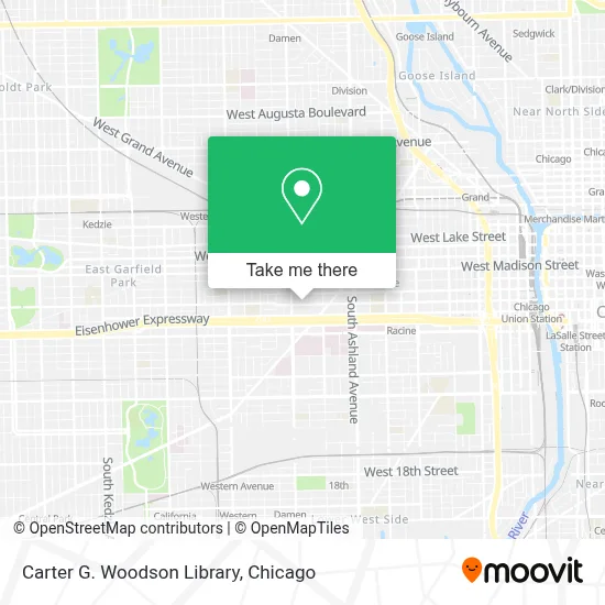 Carter G. Woodson Library map