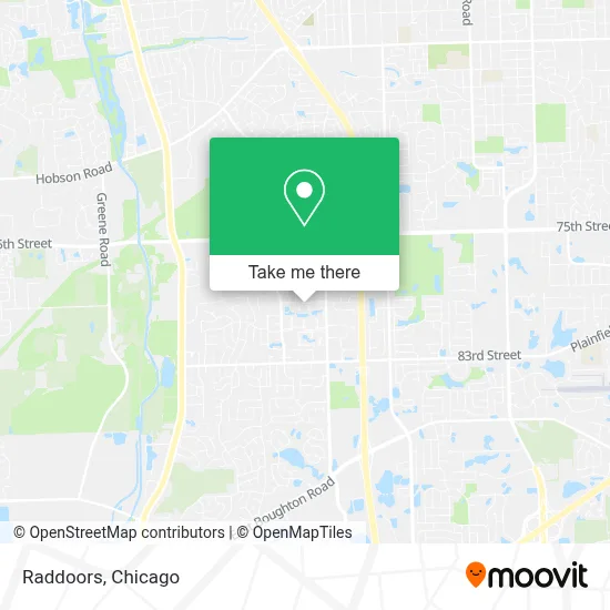 Raddoors map