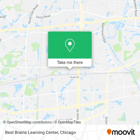 Best Brains Learning Center map