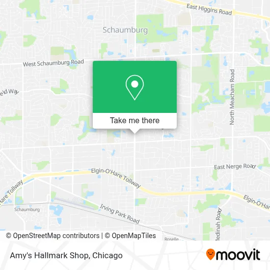 Amy's Hallmark Shop map