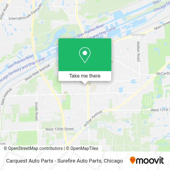 Carquest Auto Parts - Surefire Auto Parts map