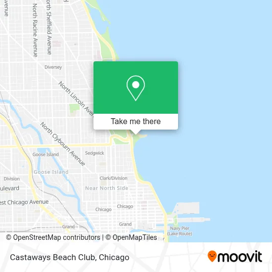 Castaways Beach Club map