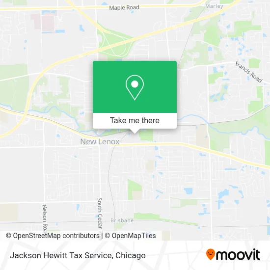 Jackson Hewitt Tax Service map