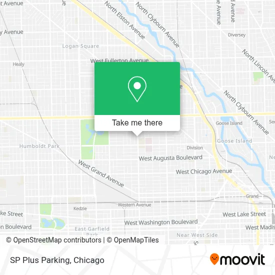 SP Plus Parking map