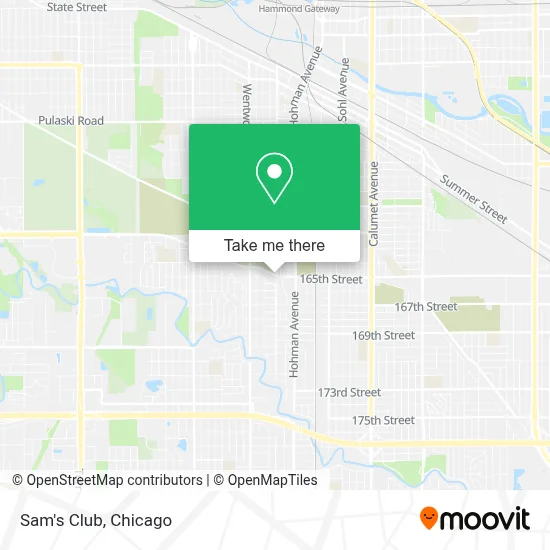 Sam's Club map