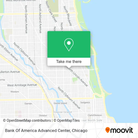 Bank Of America Advanced Center map