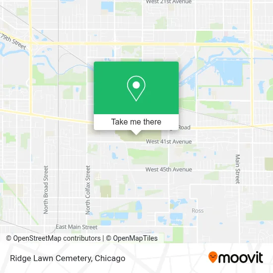 Ridge Lawn Cemetery map