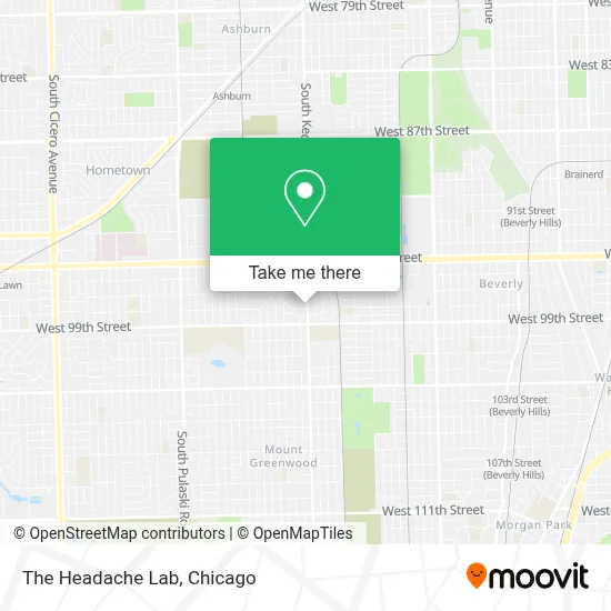 The Headache Lab map