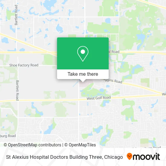 St Alexius Hospital Doctors Building Three map