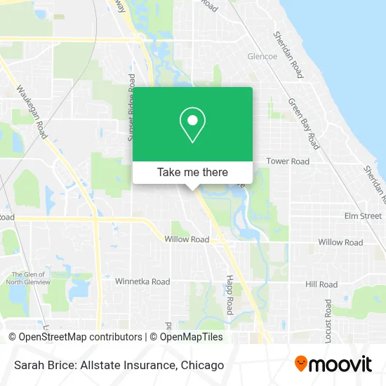 Sarah Brice: Allstate Insurance map
