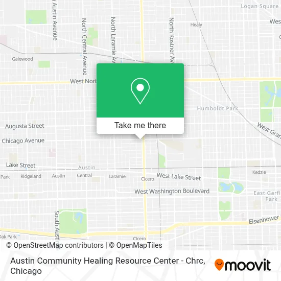 Austin Community Healing Resource Center - Chrc map