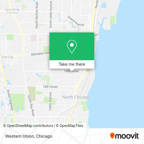 Western Union map