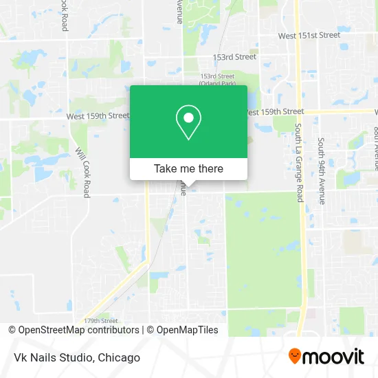 Vk Nails Studio map