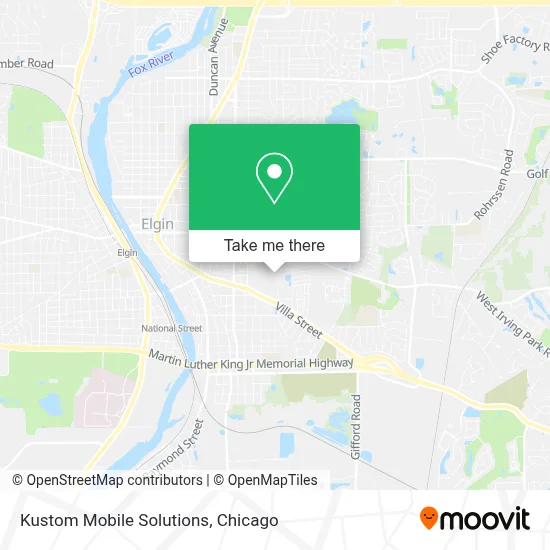 Kustom Mobile Solutions map