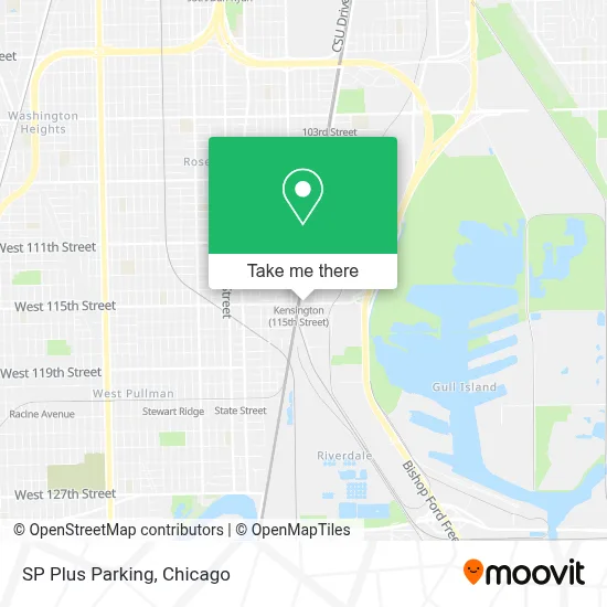 SP Plus Parking map