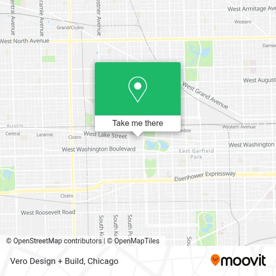 Vero Design + Build map