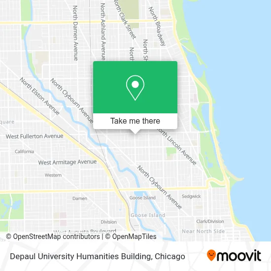 Depaul University Humanities Building map