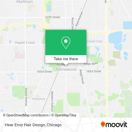 Hear Envy Hair Design map
