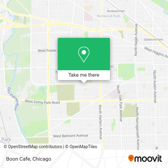 Boon Cafe map