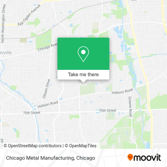 Chicago Metal Manufacturing map