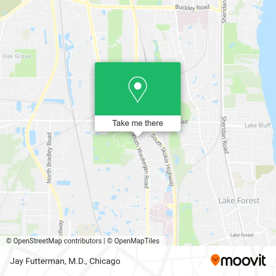 Jay Futterman, M.D. map
