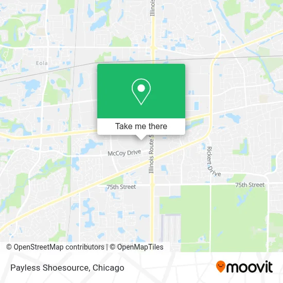 Payless Shoesource map