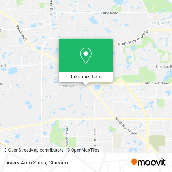 Avers Auto Sales map