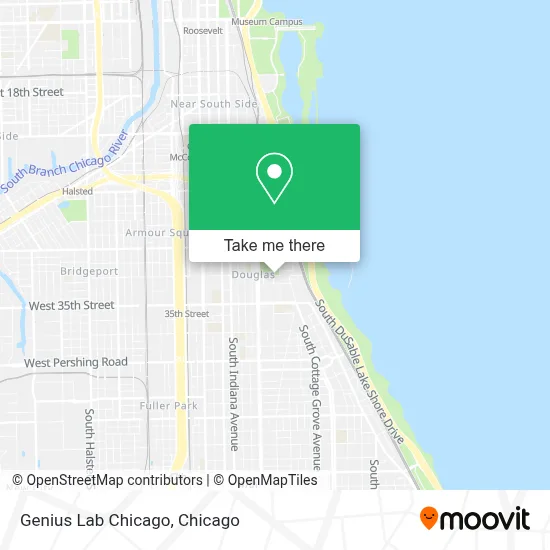 Genius Lab Chicago map